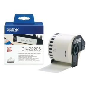 Samolepiace etikety Brother DK22205 62 mm x 30,48 m biela