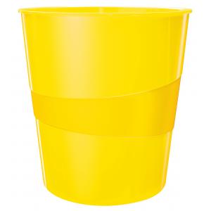 Kôš plastový Leitz WOW 15 ℓ žltý