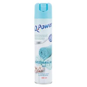 Q-Power osviežovač v spreji 300 ml - Bavlna