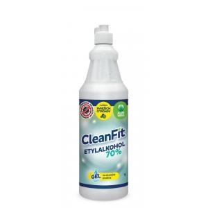 CleanFit dezinfekčný gél 70% citrus na ruky 1 l + pumpička ZDARMA