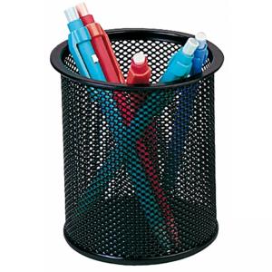 Drôtený stojan na perá 90 x 100 mm čierny