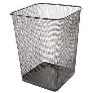 Drôtený kôš 18 ℓ hranatý čierny