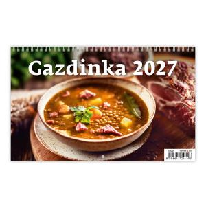 Nástenný kalendár riadkový 22,6x13,9 cm - Gazdinka 2027