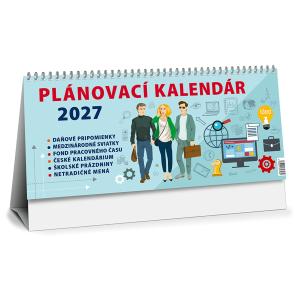 Stolový kalendár stĺpcový 30 x 14 cm - Plánovací MAXI 2027