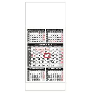 Plánovací kalendár ŠTANDARD 5-mesačný sivý