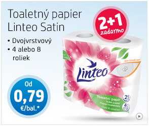 Toaletný papier Linteo Satin