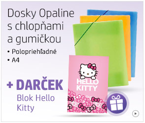 Opaline dosky + darček Hello Kitty