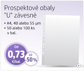 Prospektové závesné obaly