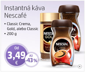 Instantná káva Nescafé