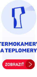 Termokamery a teplomery