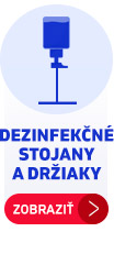 Dezinfekčné stojany a držiaky