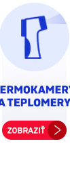 Termokamery a teplomery