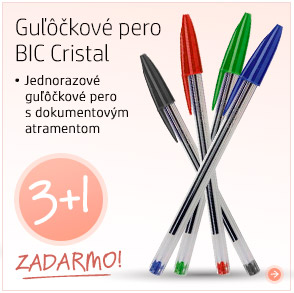 Guľôčkové pero BIC Cristal