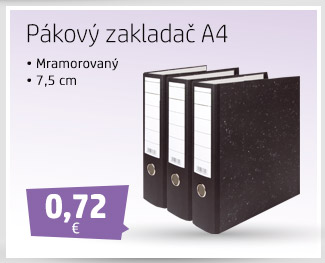 Pákový zakladač A4