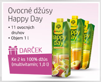 Džús Happy day + darček 100% džús