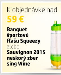 Banquet športová fľaša Squeezy