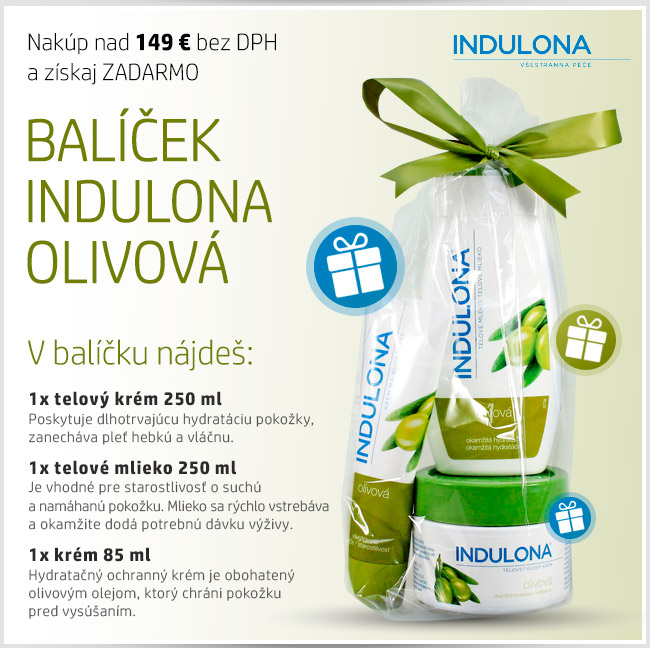 Balíček Indulona Olivová k nákupu nad 149 Eur bez DPH ZADARMO