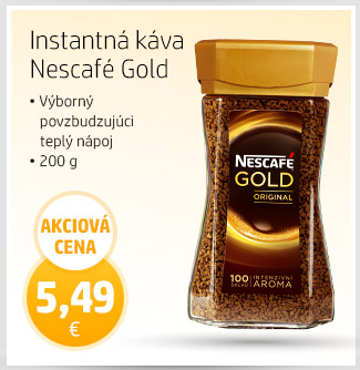 Káva instantná Nescafé Gold