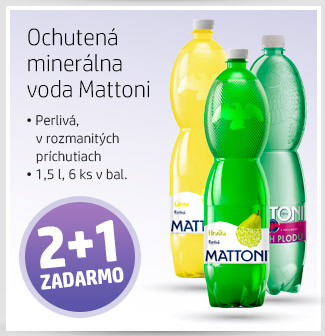 Ochutená minerálna voda Mattoni