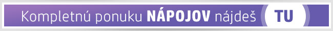 Kompletná ponuka NÁPOJOV