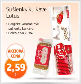 Sušienky ku káve Lotus