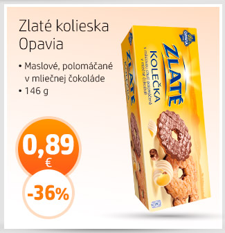 Kolieska Zlaté polomáčané sušienky