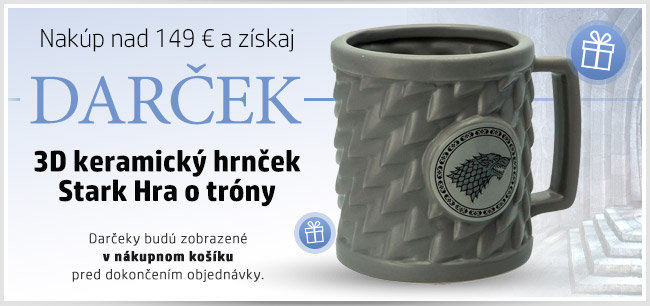 Nakúp nad 149 Eur a získaj darček! Hrnček Stark Hra o tróny