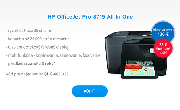 Multifunkcia HP All-in-One Officejet Pro 8715