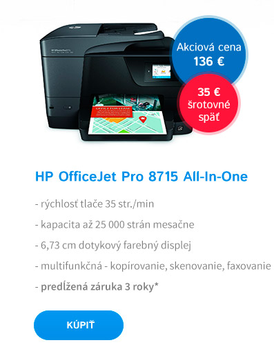 Multifunkcia HP All-in-One Officejet Pro 8715 