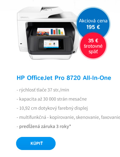 Multifunkcia HP All-in-One Officejet Pro 8720