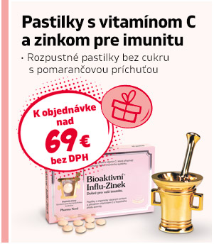 Pastilky s vitamínem C a zinkem pro imunitu