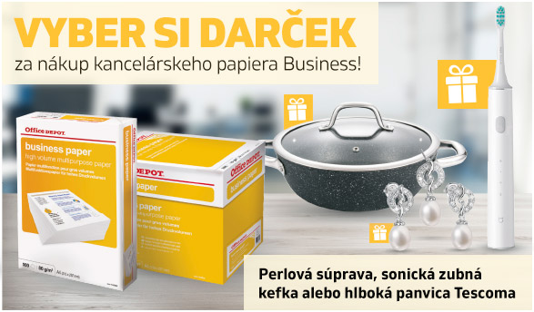 Nakup papier Office Depot Business a vyber si DARČEK!