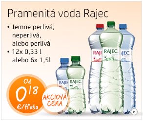 Pramenitá voda Rajec