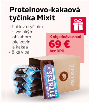Proteinovo-kakaová tyčinka Mixit bez lepku, 8 ks