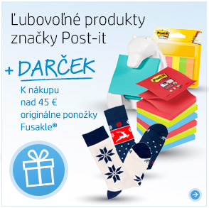 Nakup ľubovoľné produkty značky Post-it za 45 Eur a získaj DARČEK!