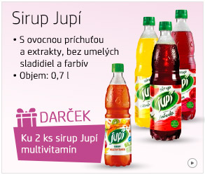 2x Sirup Jupí + darček sirup Jupí