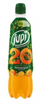 Superovocný sirup Jupí - pomaranč, 0,7 l