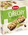 Tyčinka Emco s orechami a pistáciou, 3x35g