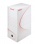 Archívny box Esselte 150mm biely/červený 