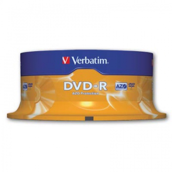 DVD-R Verbatim - cake box, 25 ks