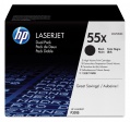 Toner HP CE255XD, č. 55X - čierna, dvojbalenie