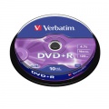 DVD+R Verbatim - cake box, 10 ks