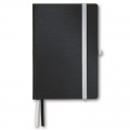 Zápisník LEITZ Style - A5, 80 listov, linajkový, saténovo čierny, mäkké dosky