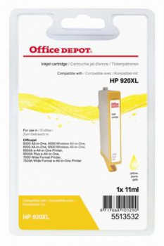 Cartridge Office Depot HP CD974AE/920XL - žltá