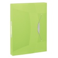 Box na spisy s gumičkou Esselte VIVIDA - A4, zelená