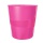 Odpadkový kôš LEITZ WOW - plastový, ružový, objem 15