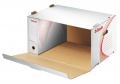 Archivačná škatuľa Esselte - stohovateľná, veľká, 54,0 x 25,8 x 36,0 cm, biela