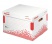Archívna krabica Esselte Speedbox so sklápacím vekom biela/červená 392×301×334 mm 