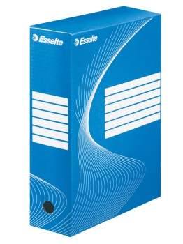 Škatuľa archivačná Esselte, 10,0 x 34,5 x 24,5 cm, modrá