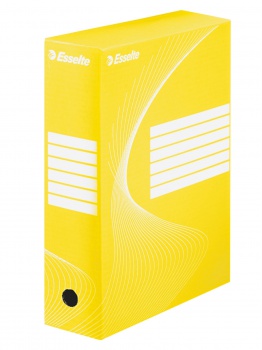 Škatuľa archivačná Esselte, 10,0 x 34,5 x 24,5 cm, žltá